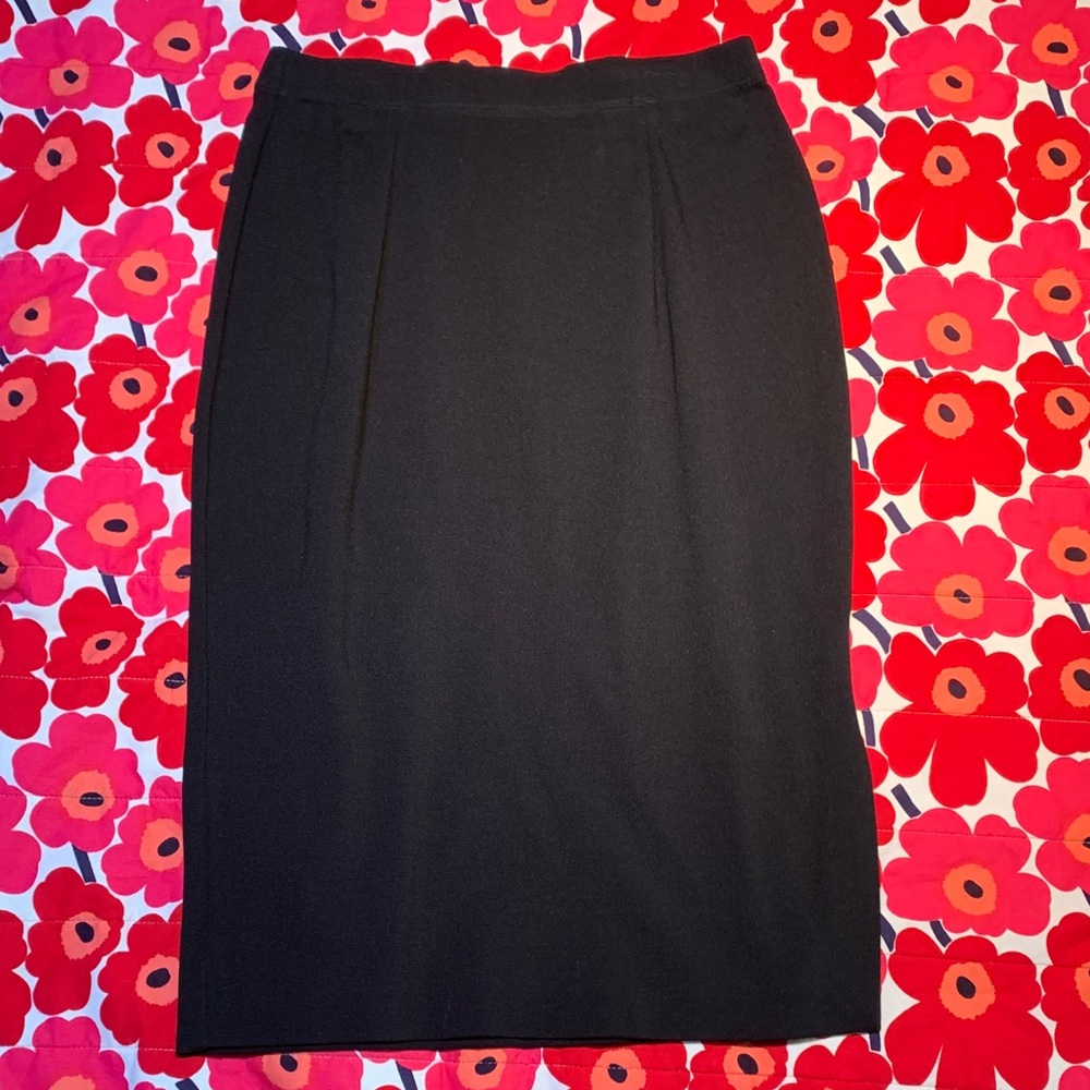 Eileen Fisher Black Pencil Skirt